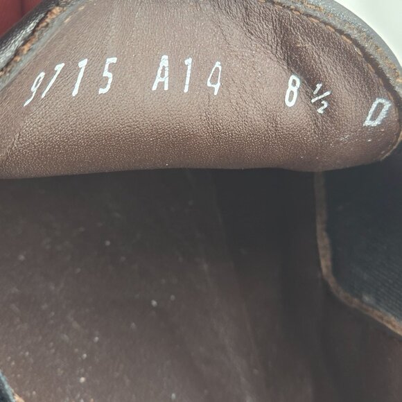 Vintage Ferragamo Italy Monk Strap Loafers Men's 8.5D Black Leather Dress Shoes - Picture 7 of 10